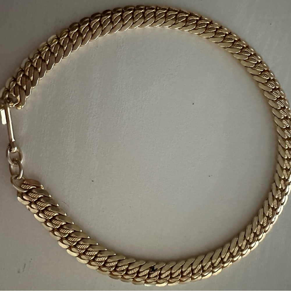 Vintage Gold Choker Chain. Stamped W. Germany.